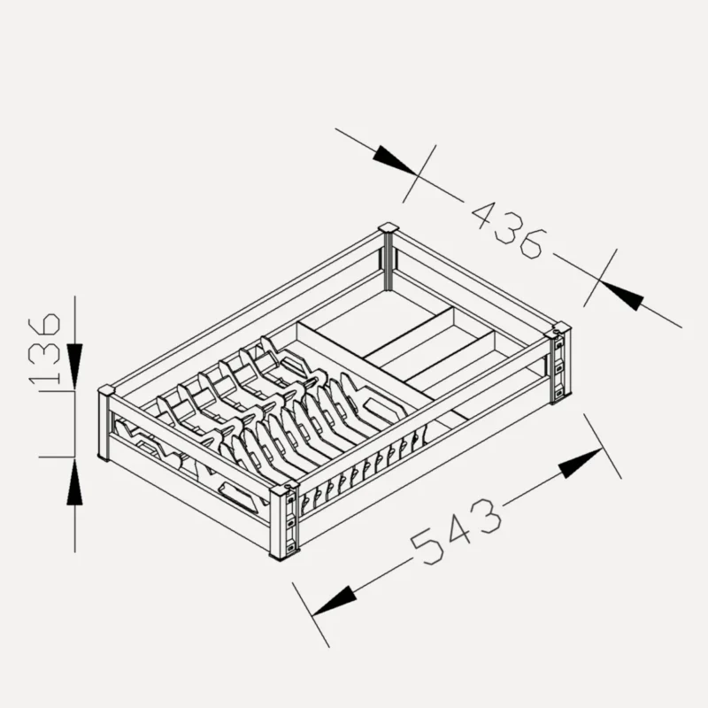 Kệ chén dĩa SANKO K600CD