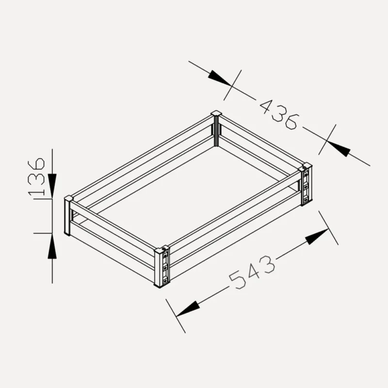 Kệ xoong nồi SANKO K600XN 8 Kệ xoong nồi SANKO K600XN