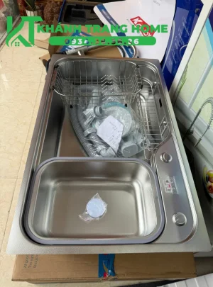 Chậu rửa bát inox 1 hố Konox Dekor 8250TS - 10