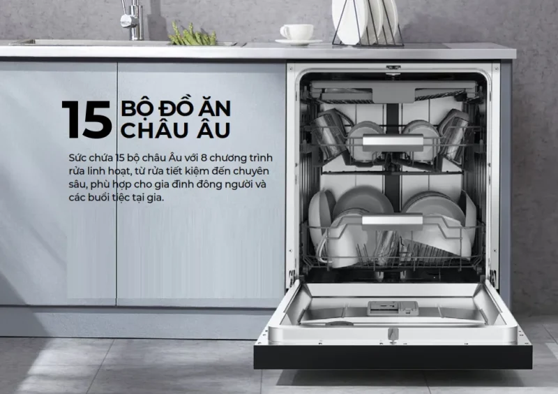 MÁY RỬA CHÉN BÁN ÂM HAFELE HDW-B6054B