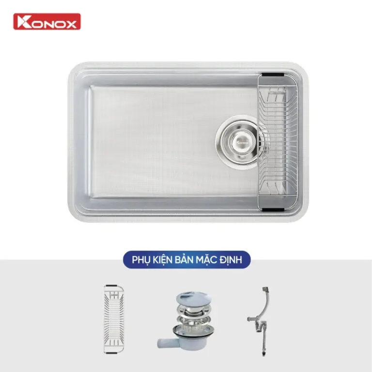 Chậu rửa bát chống xước Konox Tari Smart 7047PP 3 Chậu rửa bát chống xước Konox Tari Smart 7047PP