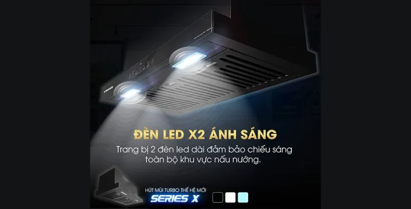 MÁY HÚT MÙI KOCHER TURBO X-350N 7 MÁY HÚT MÙI KOCHER TURBO X-350N
