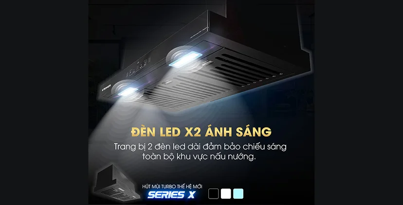MÁY HÚT MÙI KOCHER TURBO X-350N 2 MÁY HÚT MÙI KOCHER TURBO X-350N