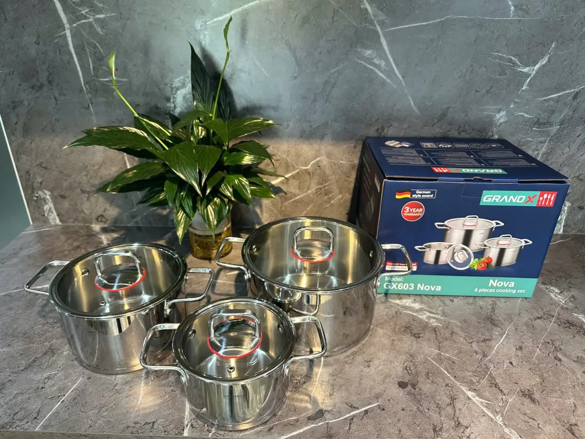 BỘ NỒI CAO CẤP GRANDX GX603 NOVA 3 BỘ NỒI CAO CẤP GRANDX GX603 NOVA - GX603 Nova2 scaled 1