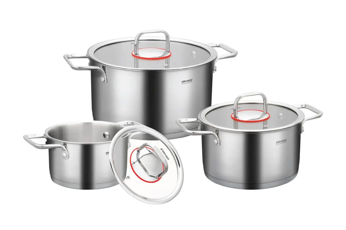BỘ NỒI CAO CẤP GRANDX GX603 NOVA 1 BỘ NỒI CAO CẤP GRANDX GX603 NOVA - GX603