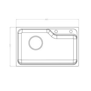 Chậu rửa bát Konox Tari 8050SM