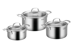 BỘ NỒI INOX GRANDX GX802 ELANO