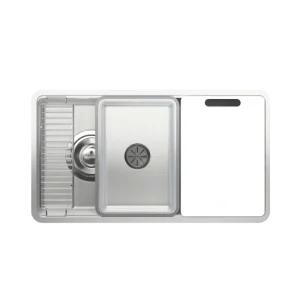 Chậu rửa bát inox 1 hố chống xước Konox Dekor JP8044SU-L