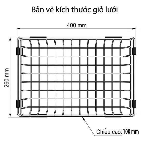 RỔ INOX CHO DÒNG CHẬU HANDMADE SMOOTH GRANDX GXB05 6 RỔ INOX CHO DÒNG CHẬU HANDMADE SMOOTH GRANDX GXB05