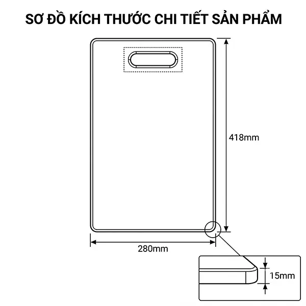 THỚT NHỰA CHO DÒNG CHẬU SMOOTH GRANDX GXC03 6 THỚT NHỰA CHO DÒNG CHẬU SMOOTH GRANDX GXC03