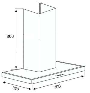 Máy hút mùi Kocher Luvia Elite Pro 70cm