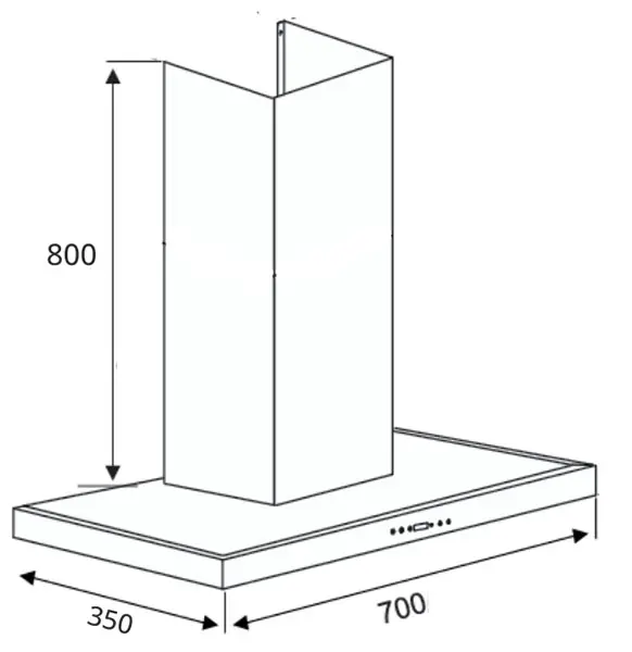 Máy hút mùi Kocher Luvia Elite Pro 70cm 4 Máy hút mùi Kocher Luvia Elite Pro 70cm