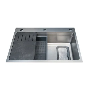 Chậu rửa chén 1 hố Inox 304 Malloca SILVER MS7750SI
