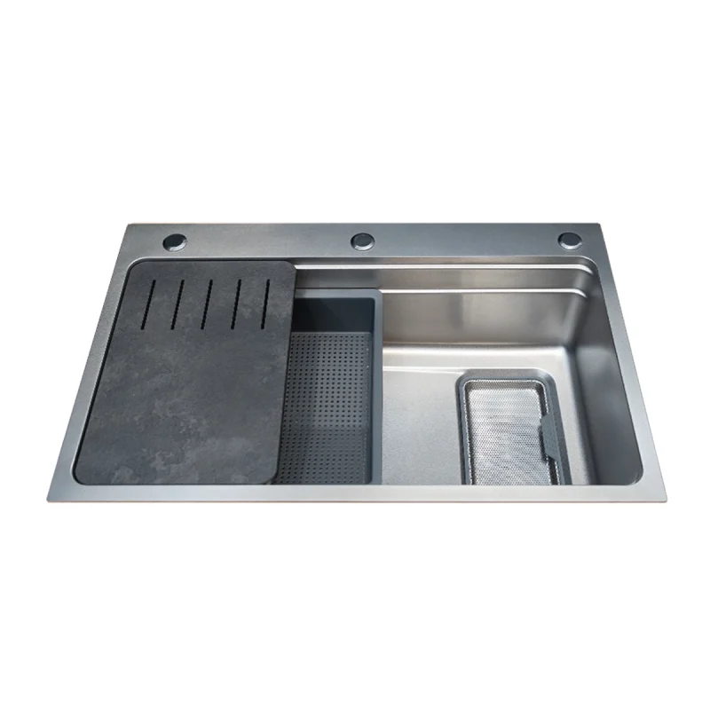 Chậu rửa chén 1 hố Inox 304 Malloca SILVER MS7750SI 5 Chậu rửa chén 1 hố Inox 304 Malloca SILVER MS7750SI