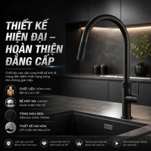 VÒI RỬA CHÉN NÓNG LẠNH MALLOCA K1090BM - 3 K1090BM 1