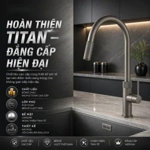 VÒI RỬA CHÉN NÓNG LẠNH MALLOCA K1090BS - 3 K1090BS 1