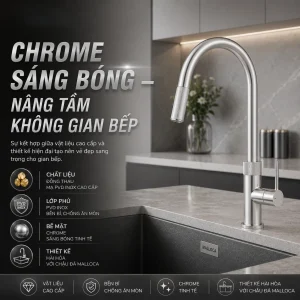 VÒI RỬA CHÉN NÓNG LẠNH MALLOCA K1090SS - 3 K1090SS 1