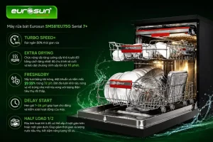 MÁY RỬA BÁT EUROSUN SMS81EU75G - 75G 1 1