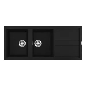 CHẬU RỬA CHÉN ĐÁ GRANITE MALLOCA BLACK K50086