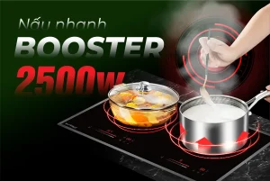 BẾP TỪ 2 VÙNG NẤU EUROSUN EU-T256MAX - booster 2500W 1
