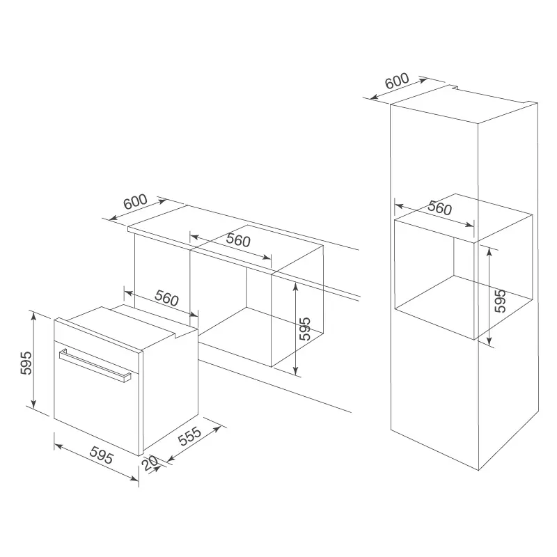 LÒ NƯỚNG ÂM TỦ MALLOCA MOV659MCB